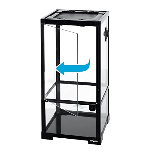 REPTIZOO 15 Gallon Full Glass Reptile Terrarium 12" x 12" x 24" Knock (12" x 12" x 24")