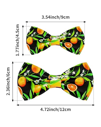 10 Pack Fruit Dog Bowties for Small Dogs Sliding on Collar (S/M)