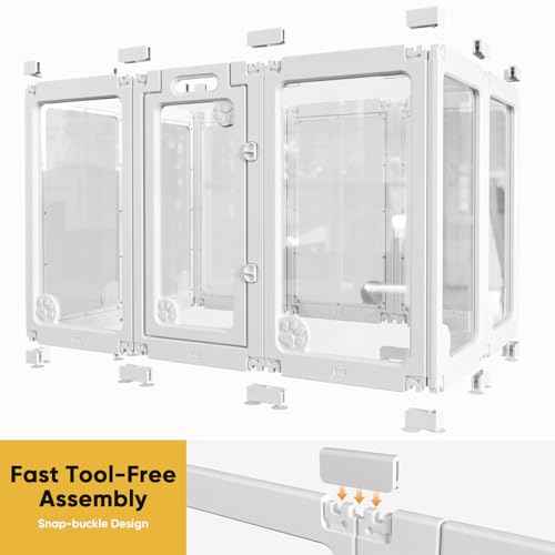 Acrylic Clear Dog Play Pen Indoors (30 Inches Tall - 8 Panels)