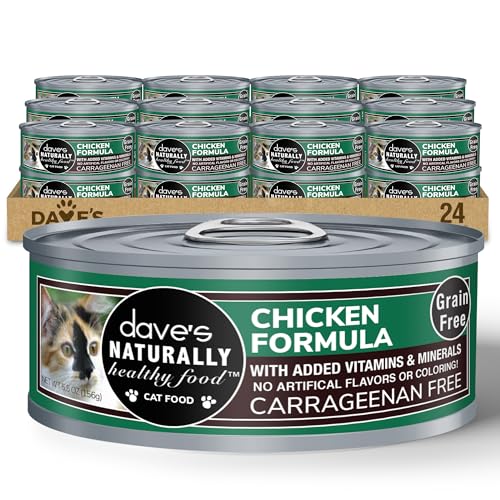 Grain Free Wet Canned Cat Food Pate (5.5 Ounce (Pack of 24))