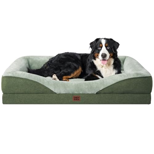 Orthopedic XXL Dog Bed for Large Dog (Green / 52x41x8)