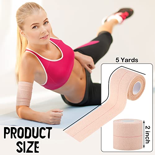 16 Rolls Self Adhesive Elastic Sports Bandage Tape (2 Inch x 5 Yard)