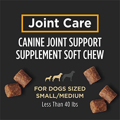 Purina Pro Plan Veterinary Small Breed Dog Joint Care Supplement with Glucosamine (Small Breed / 60 Chews (1 Pack))
