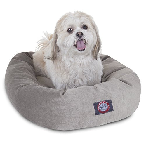 Villa 24 Inch Shredded Memory Foam Dog Bed for Small Sized Dog 24x19x7 Inch (Vintage)