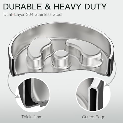 Slow Feeder Dog Bowl (Spiral-1Pack / S 1~1.5Cups)