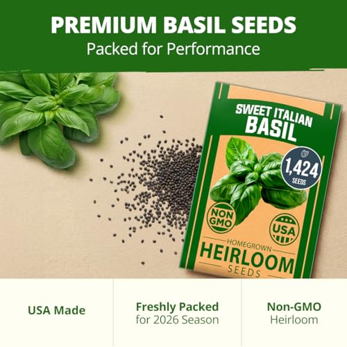 Italian Large Leaf Basil Seeds