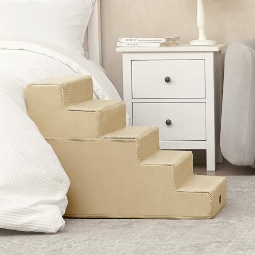 Dog Stairs for High Bed 22.5" H (Graige / Standard 15.7" x 30" x 22.5")
