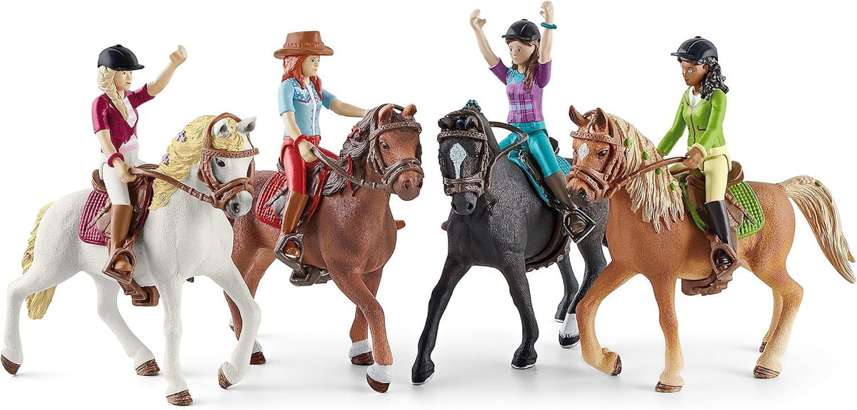 Horse Club 40Pc Horse and Rider Playset with Accessories (40PC Horse Club Rider Playset)