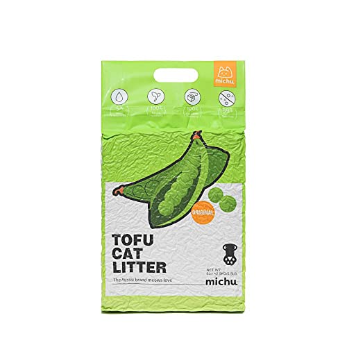 Tofu Cat Litter Natural Clumping Tofu Cat Litter (3 Pack / Original)