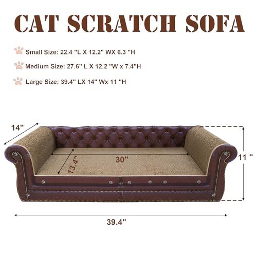 Scratching Sofa (Brown-Large)