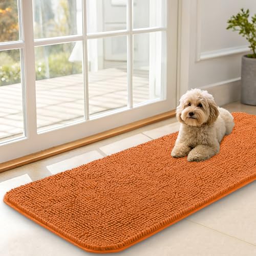 Dog Door Mat for Muddy Paws 47x17 (Clay / 47" X 17")
