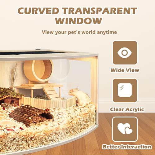 Hamster Cage Chew Proof Wood (24"L x 16"W)