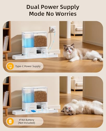 Automatic Cat Feeder and Water Dispenser with Camera
