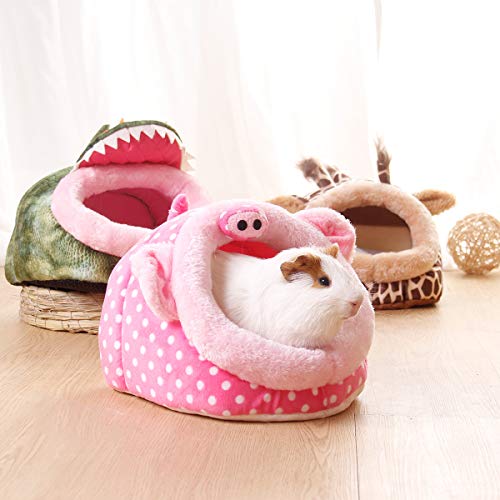 Guinea Pig Rat Bed and Hideout for Ferret Hedgehog Sleep and Hide (5.Pig-XL)
