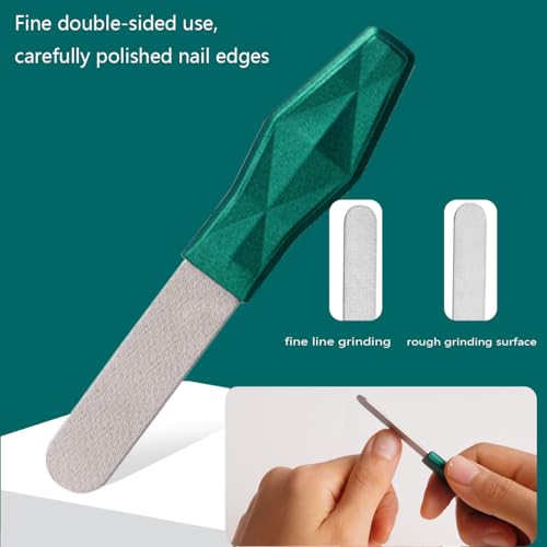 Angled Nail Clippers Green Eagle Beak Oblique Slanted Curved Thick Professional Nail Clippers for Women Adult Men Ingrown (Modern)