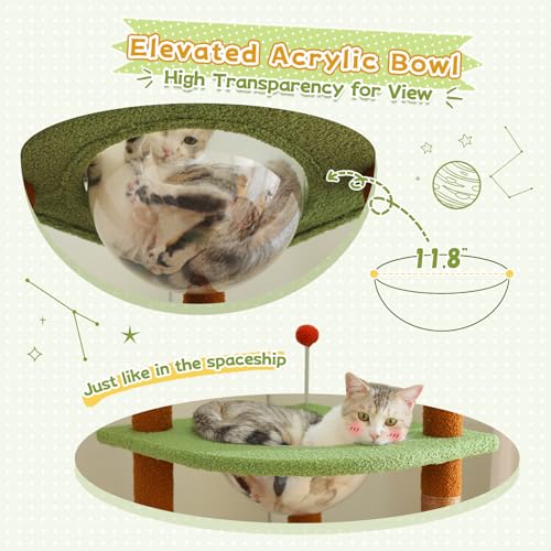 Floor to Ceiling Cat Tree (XXL(93''-101'') / Brown)