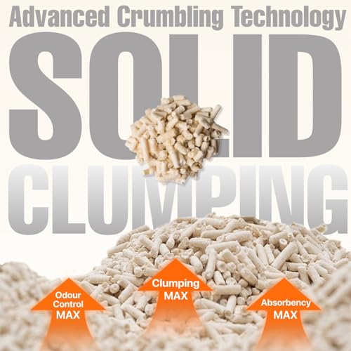 Tofu Cat Litter Natural Clumping Tofu Cat Litter (2 Pack / Original + Watermelon)