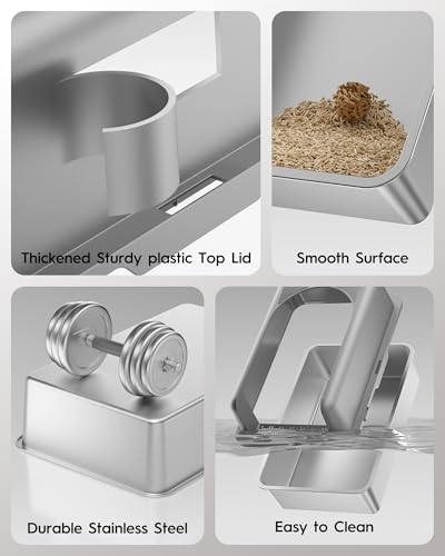 Stainless Steel Cat Litter Box (X-Large)