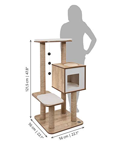Vesper Cat Tree (Oak)