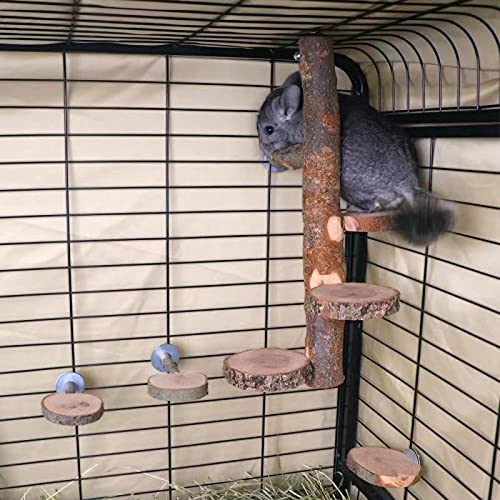 Chinchilla Large Hanging Wooden Rotating Platform
