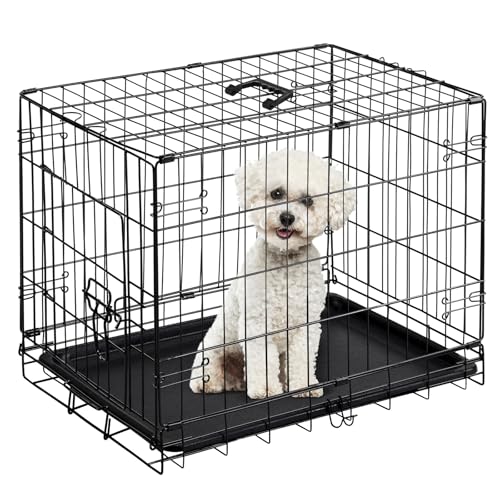 Dog Crate 24 Inch (24.0"L x 16.5"W x 18.5"H)