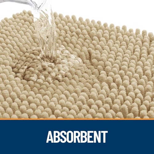 Dog Door Mat for Muddy Paws 44x24 (Beige / 44" X 24")