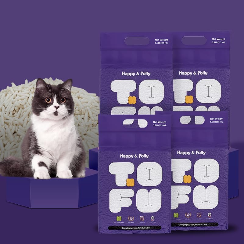 Tofu Cat Litter for Cats (5.5lbx4bags)
