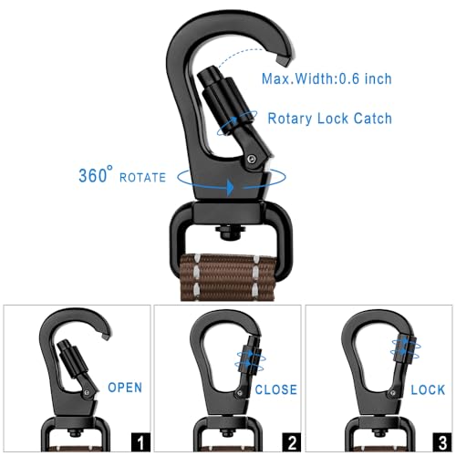 Short Dog Leash with Padded Handle for Medium Large Dogs (Chocolate / 18 Inch (Pack of 1))