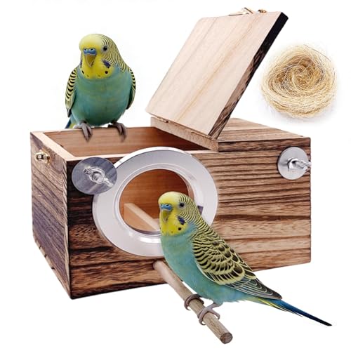 Parakeet Nesting Box (S: 7.87*4.72*4.72inch)