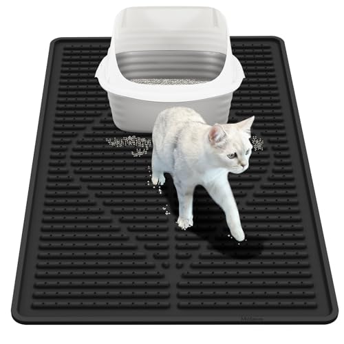 Silicone Cat Litter Mat XXL (Black)