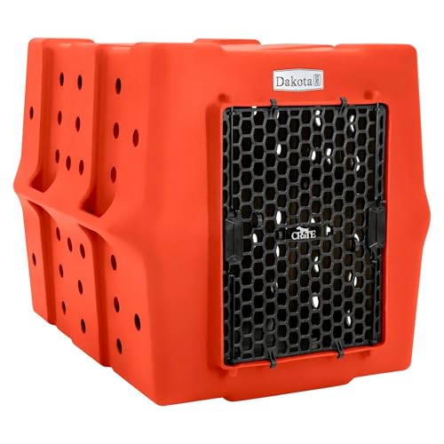 Dakota 283 Canine Rough and Tough Economy Dog Crate (Large / Orange)