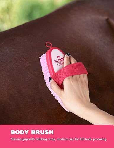 Horse Grooming Kit (Pink Garnet)