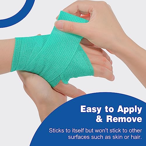 40 Pack Self Adhesive Bandage Wrap (Multi-colored / 2IN - 40Pack)