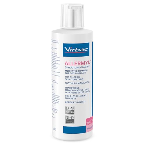 Allermyl Piroctone Olamine Medicated Pet Shampoo (16oz)