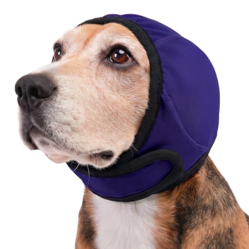 Dog Calming Hoodie Noise Shield Anxiety Relief for Dogs (Blue / S)