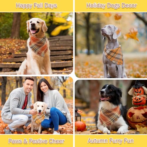Fall Dog Bandana (Large / Fall)
