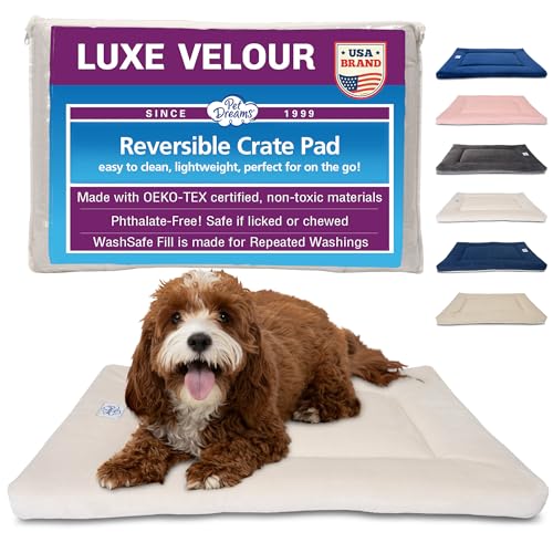 Dog Crate Pad (24.0"l x 18.0"w x 1.5"th / F. Ivory)