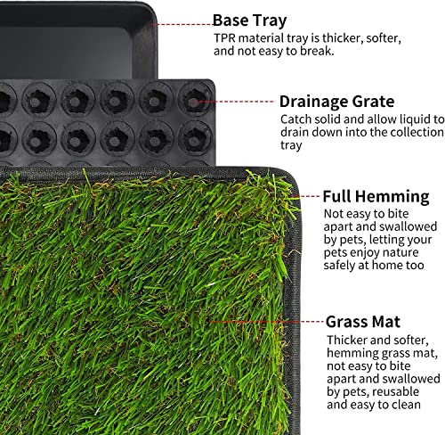 Dog Grass Pad with Tray