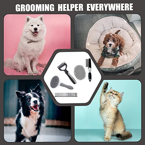 5PCS Grooming Kit for Dog (Grey Grooming)