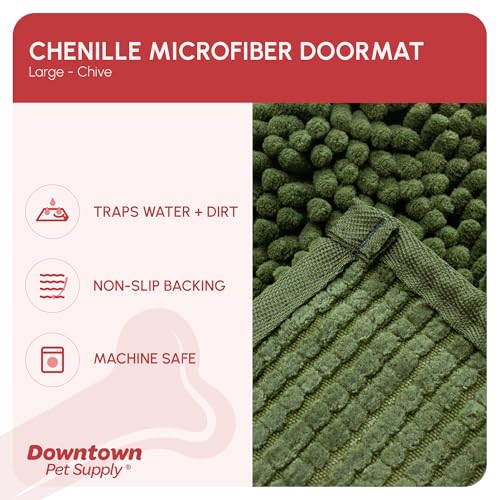 Dog Mud Mat 36" x 26" Chive (36" x 26" / Chive)