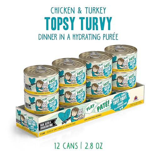 B.F.F. Play Best Feline Friend Paté Lovers (2.8 Ounce (Pack of 12))