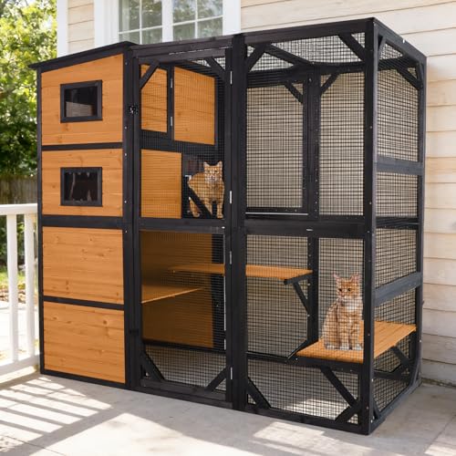 Large Catio Cat Enclosure Window for Outdoor Cats
