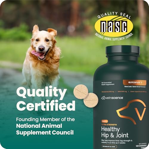 Extra Strength Healthy Hip & Joint for Dogs (120 Tablets)