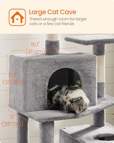 Cat Tree 73.2 (73.2 Inches / Light Gray)