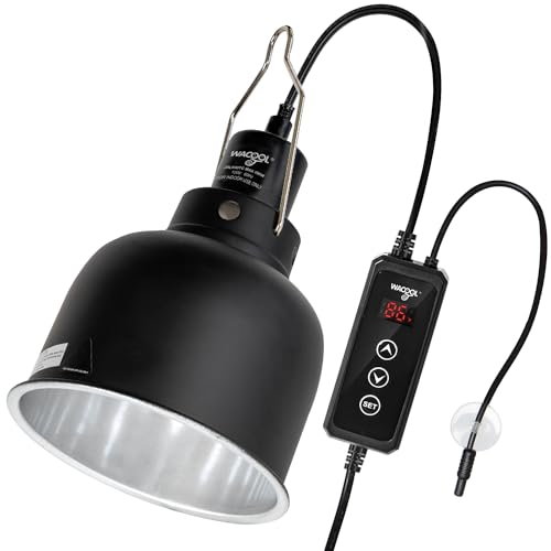 Reptile Light Fixture with Dimming Thermostat (5.5 inch-1pack)