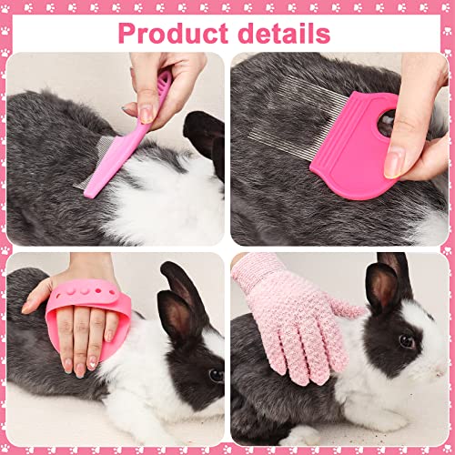 Pink Small Animal Grooming Kit with Nail Clipper (Pink)