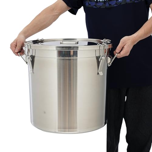 12.7Gal 304 Stainless Steel Rice Storage Container 40 (48L)
