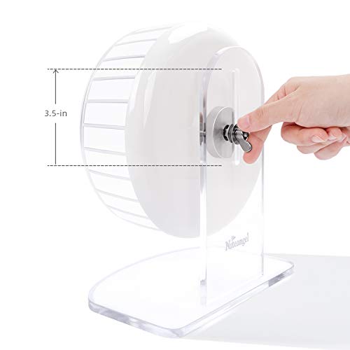 Super Silent Hamster Exercise Wheel (Small / White)