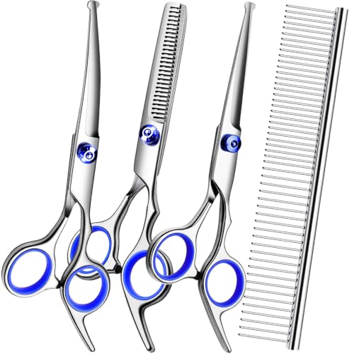 Dog Grooming Scissors Kit (Blue)
