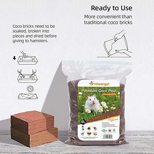 Natural Coco Cork Hamster Bedding (4L)